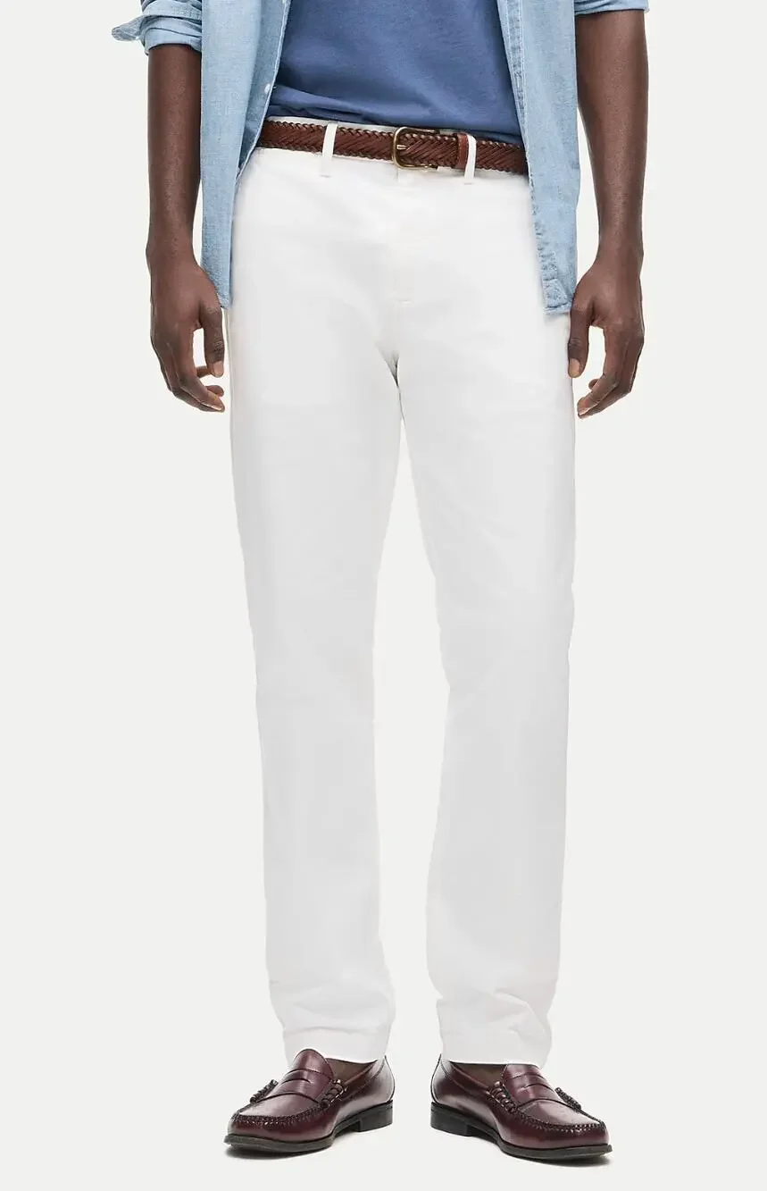 J Crew Mens 770 Straight Stretch Chinos 35 x 32 White NWT Pants AR886 J.Crew